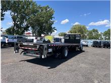 2019 Hino Conventional Type Truck 26 foot flatbed with lift gate Thumbnail 5