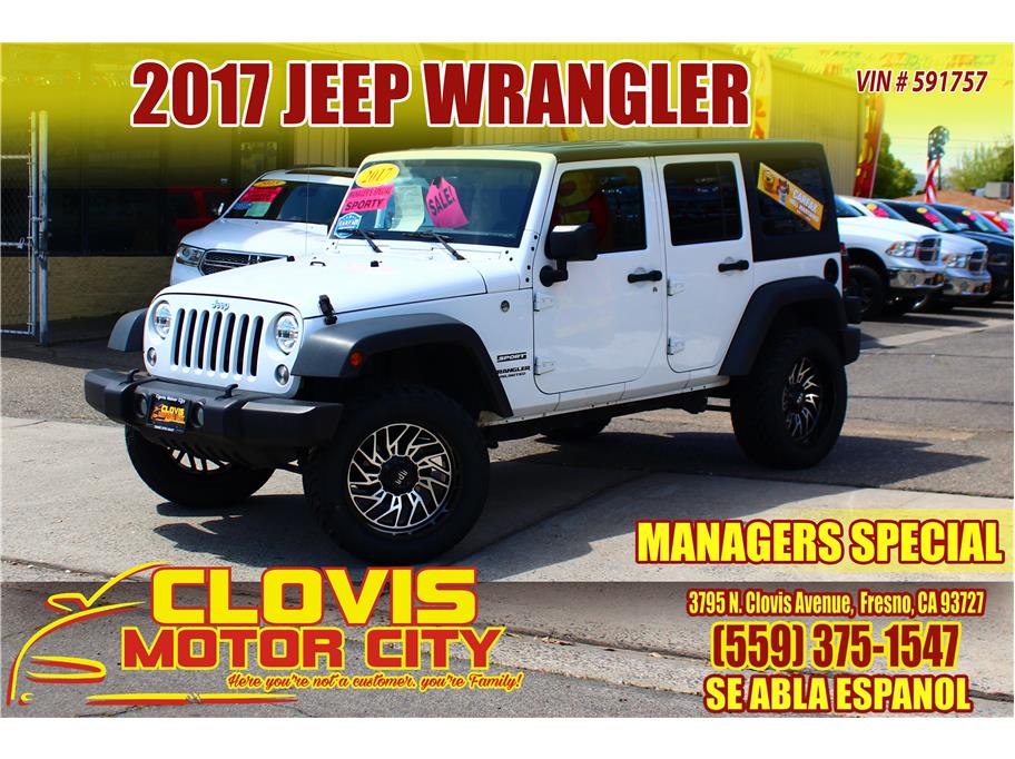 2017 Jeep Wrangler Unlimited from Clovis Motor City