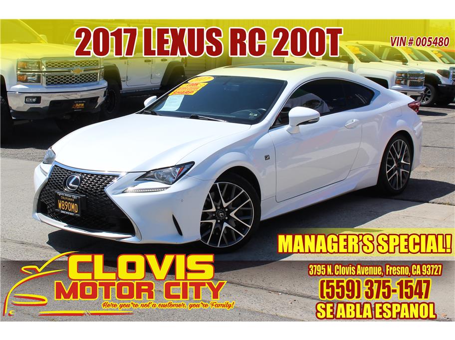 2017 Lexus RC from Clovis Motor City