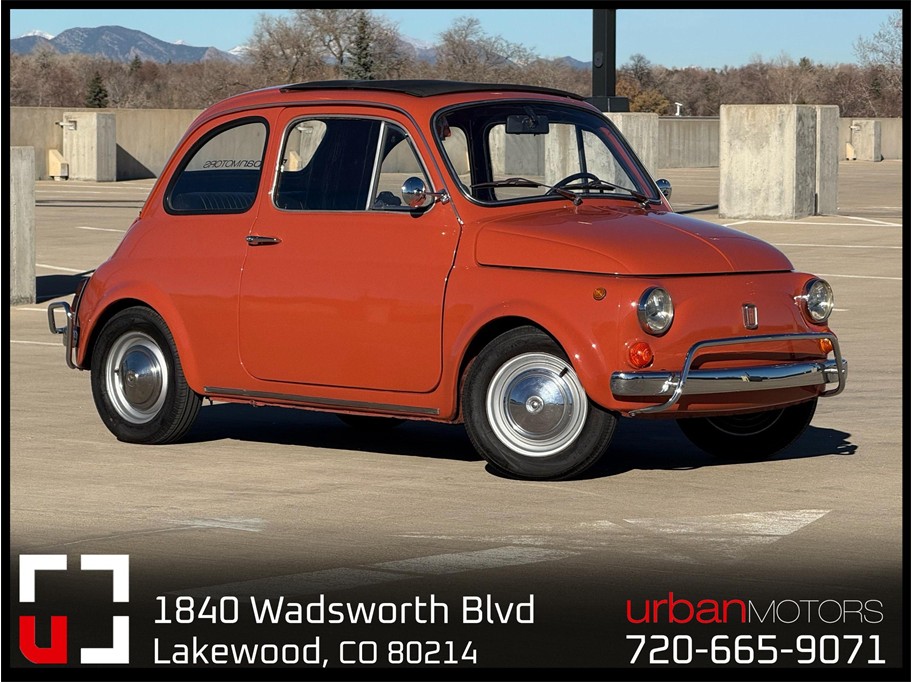 1971 Fiat 500 from Urban Motors Red