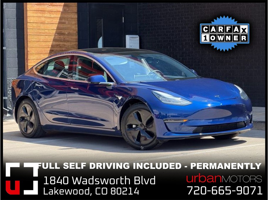 2020 Tesla Model 3 from Urban Motors Red