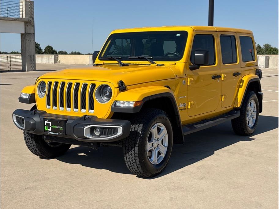 Image of 2019 Jeep Wrangler Unlimited Sahara - 6 SPD Manual - Hella Yellow