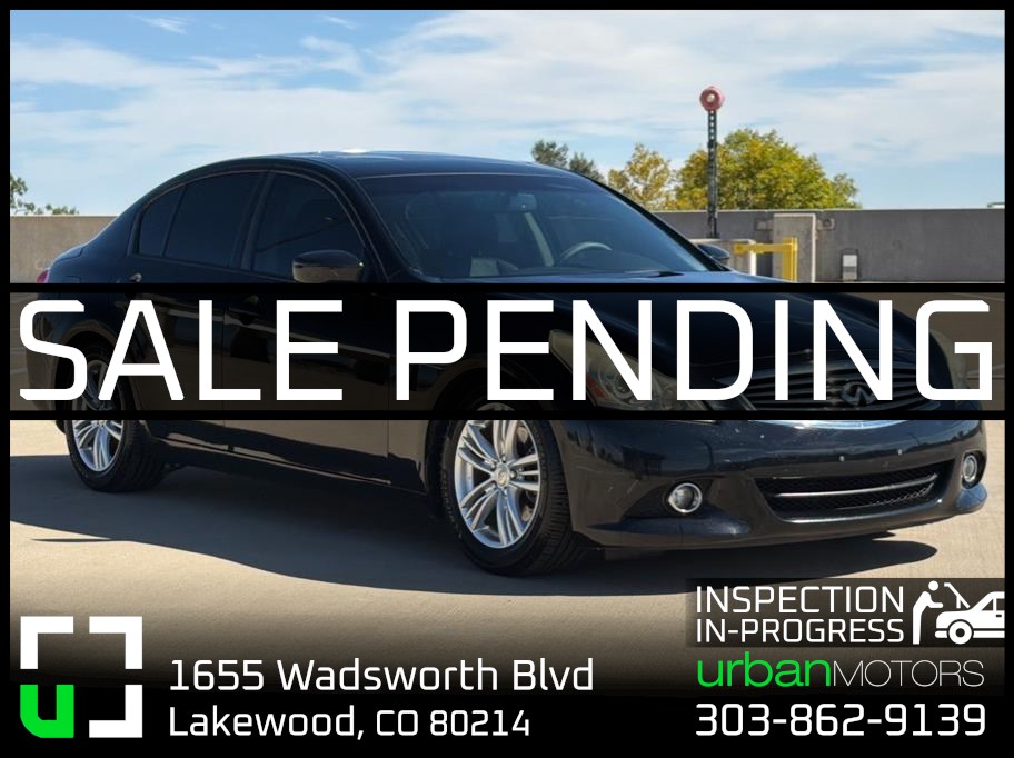 2013 INFINITI G Sedan