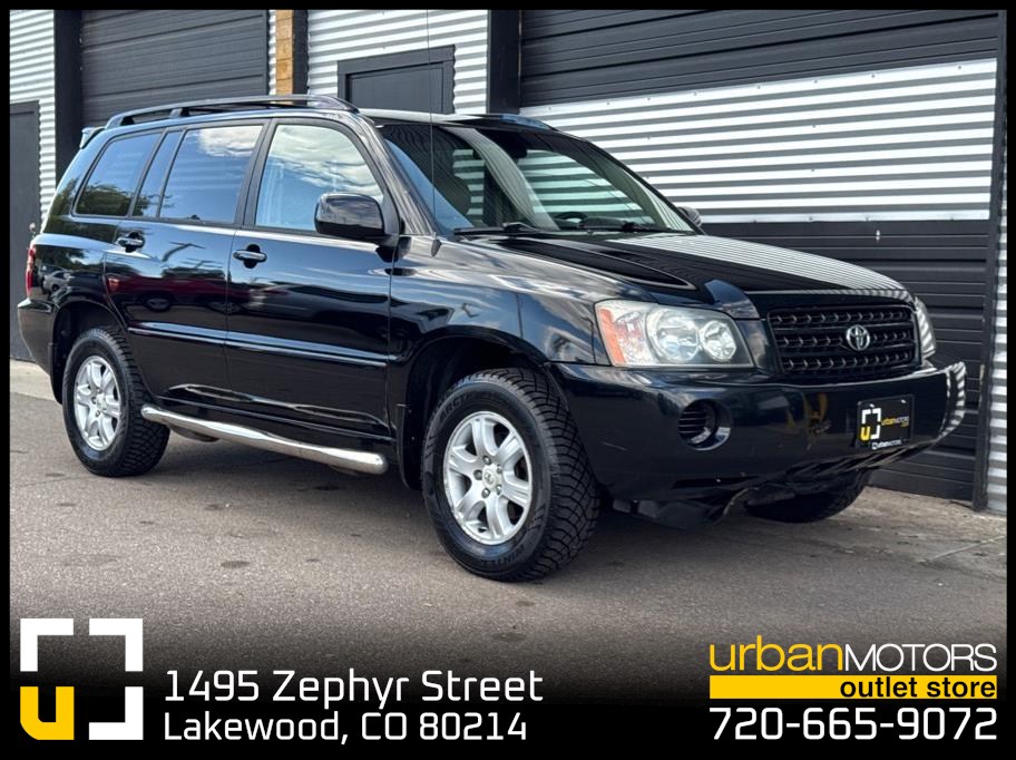 2001 Toyota Highlander from Urban Motors Yellow