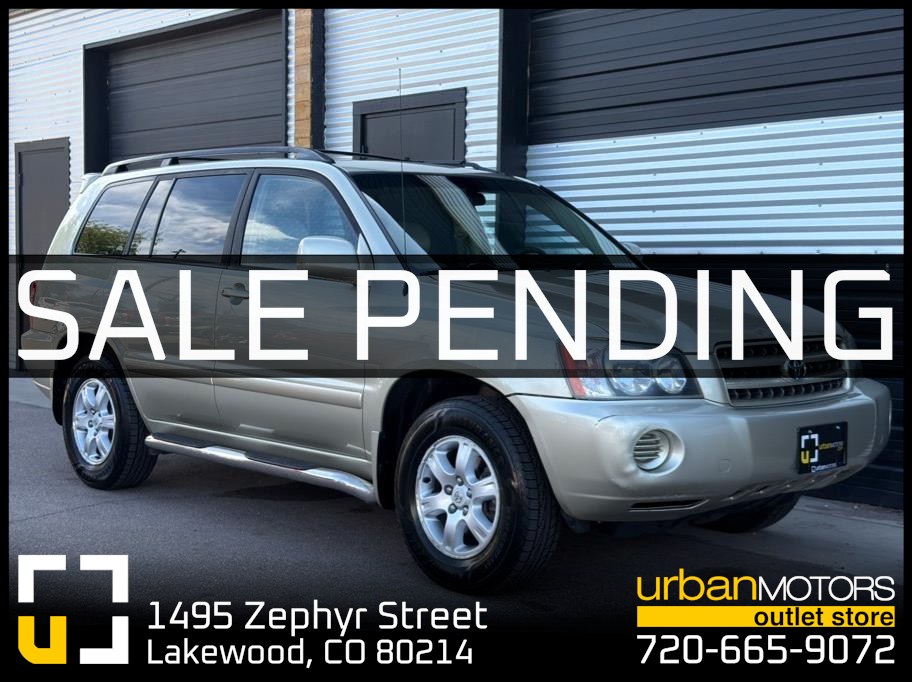 2003 Toyota Highlander from Urban Motors Yellow